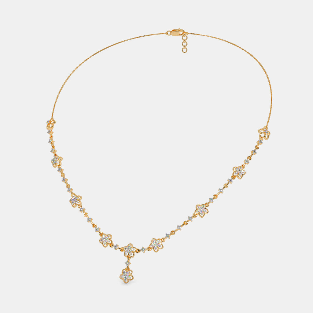 The Tie Up Flower Princess Necklace