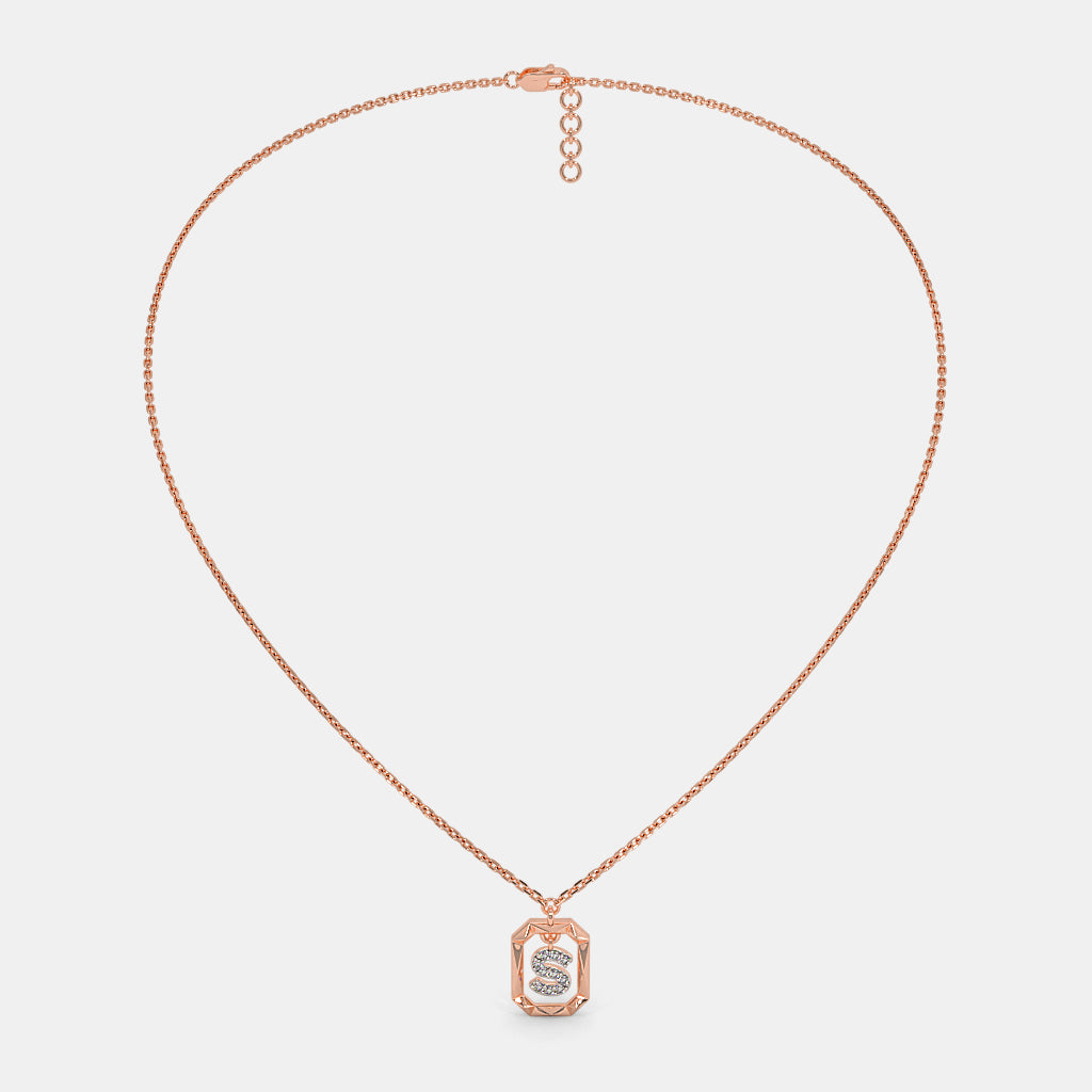 The Swiing S Initial Necklace