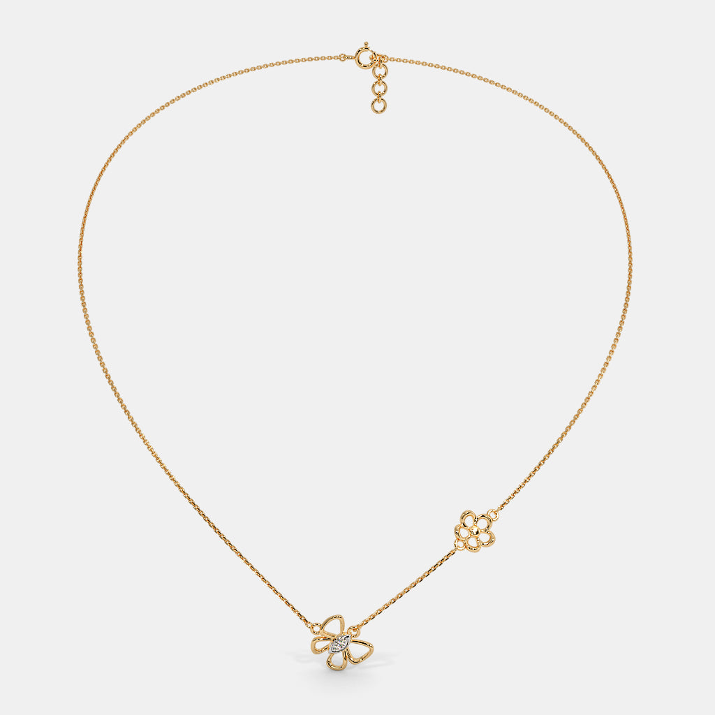 The Flutter And Floral Kids Necklace