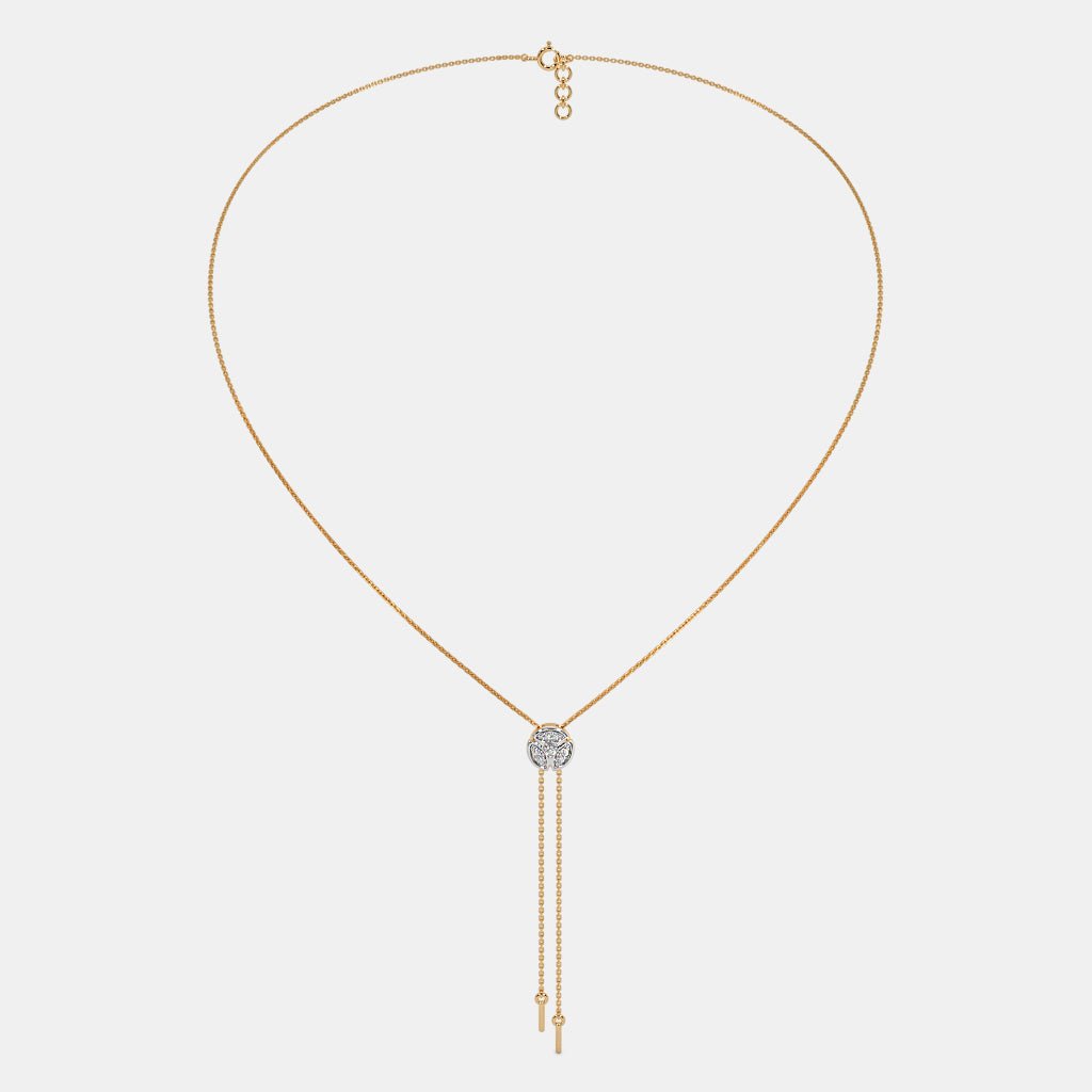 The Flowing Diamonds Pendant Necklace