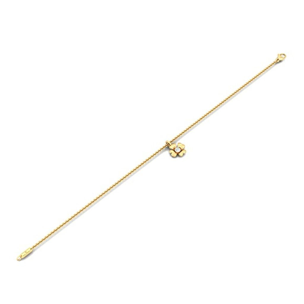 Four-petal Diamond Bracelets