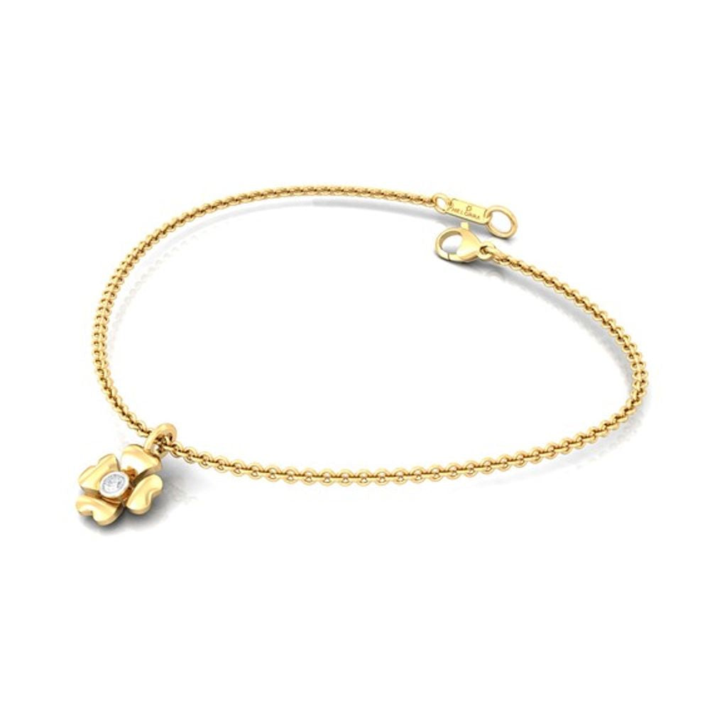 Four-petal Diamond Bracelets