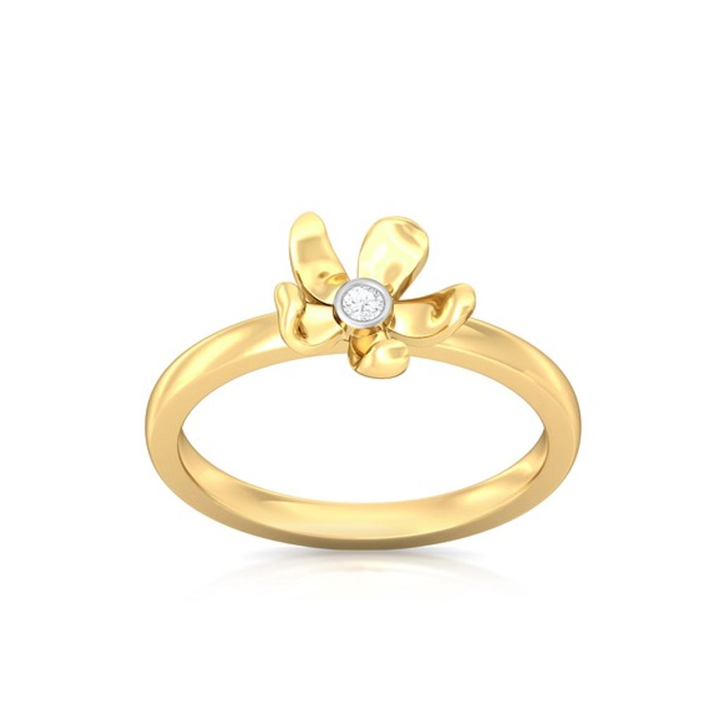 Blooming Floret Diamond Rings