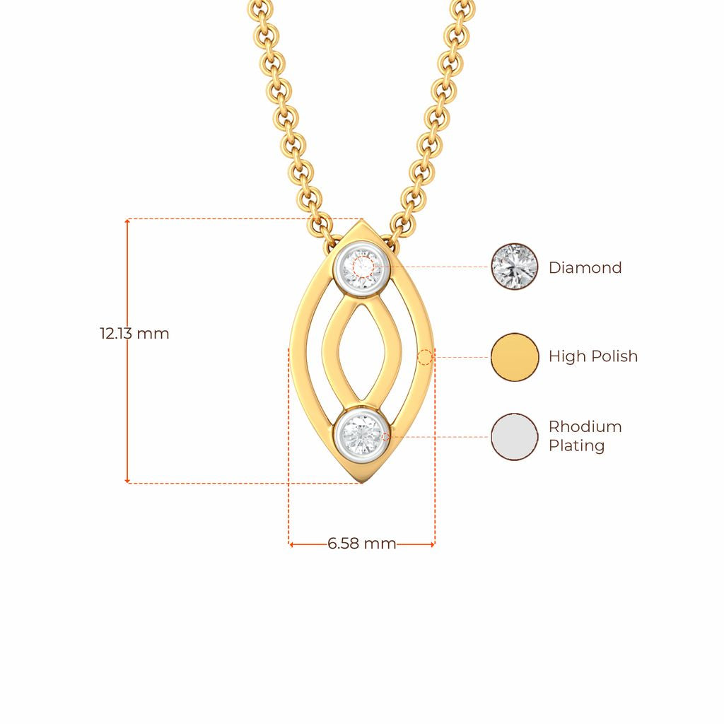 Petal to the Metal Diamond Pendants