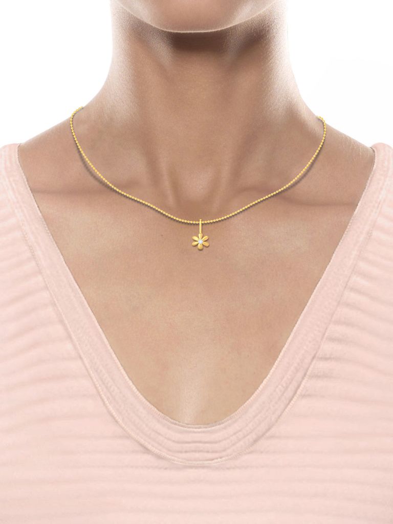 Floral Charm Diamond Pendants