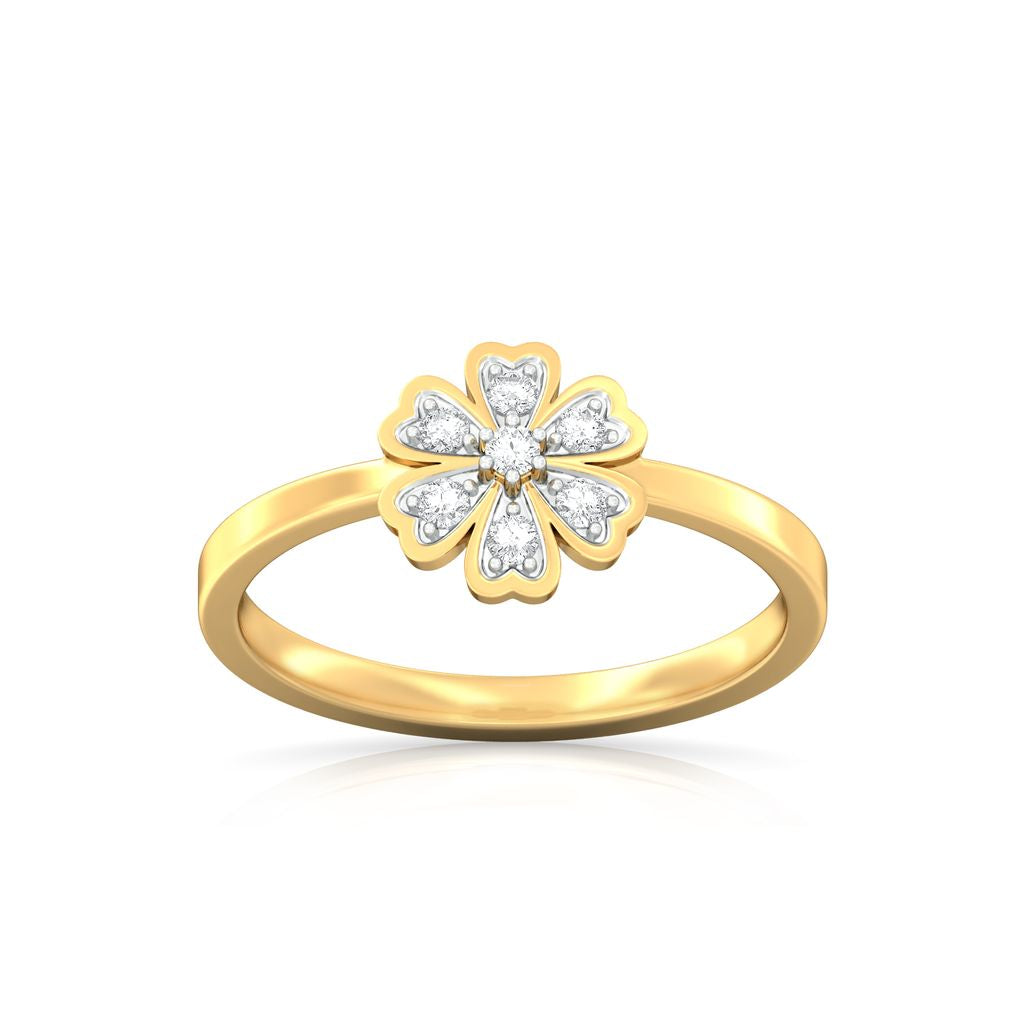 Star of Hearts Diamond Rings