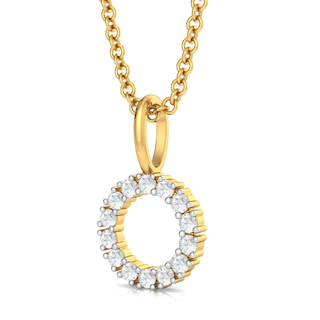 Happy Hoop Diamond Pendants