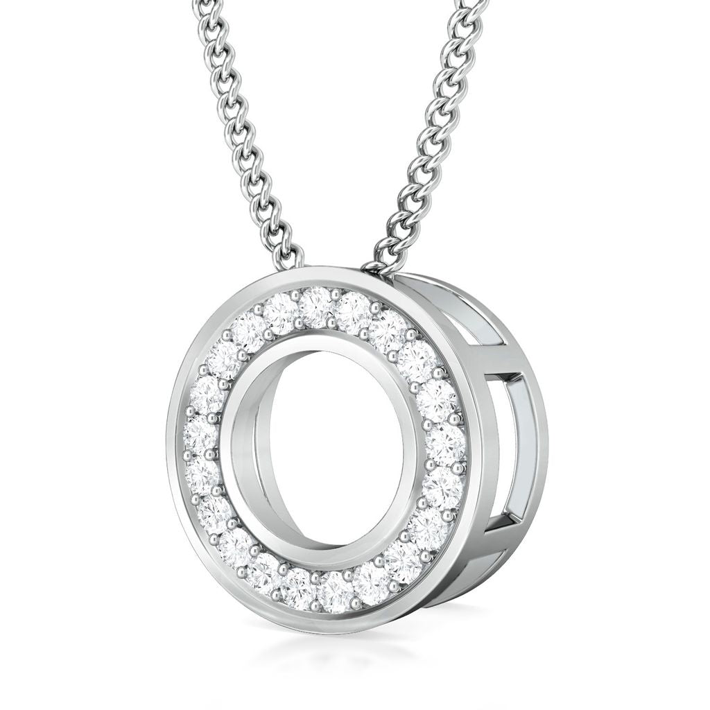 Fine Line Diamond Pendants
