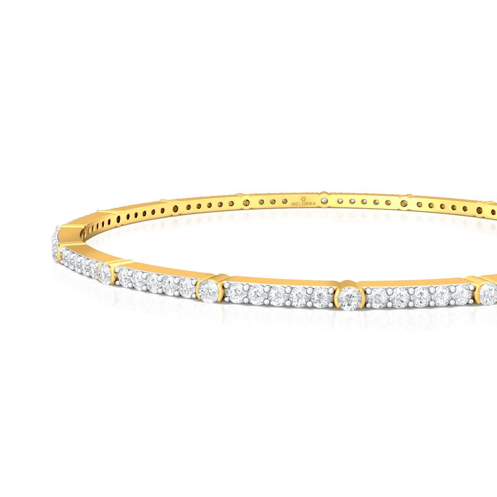Train of Diamonds Diamond Bangles