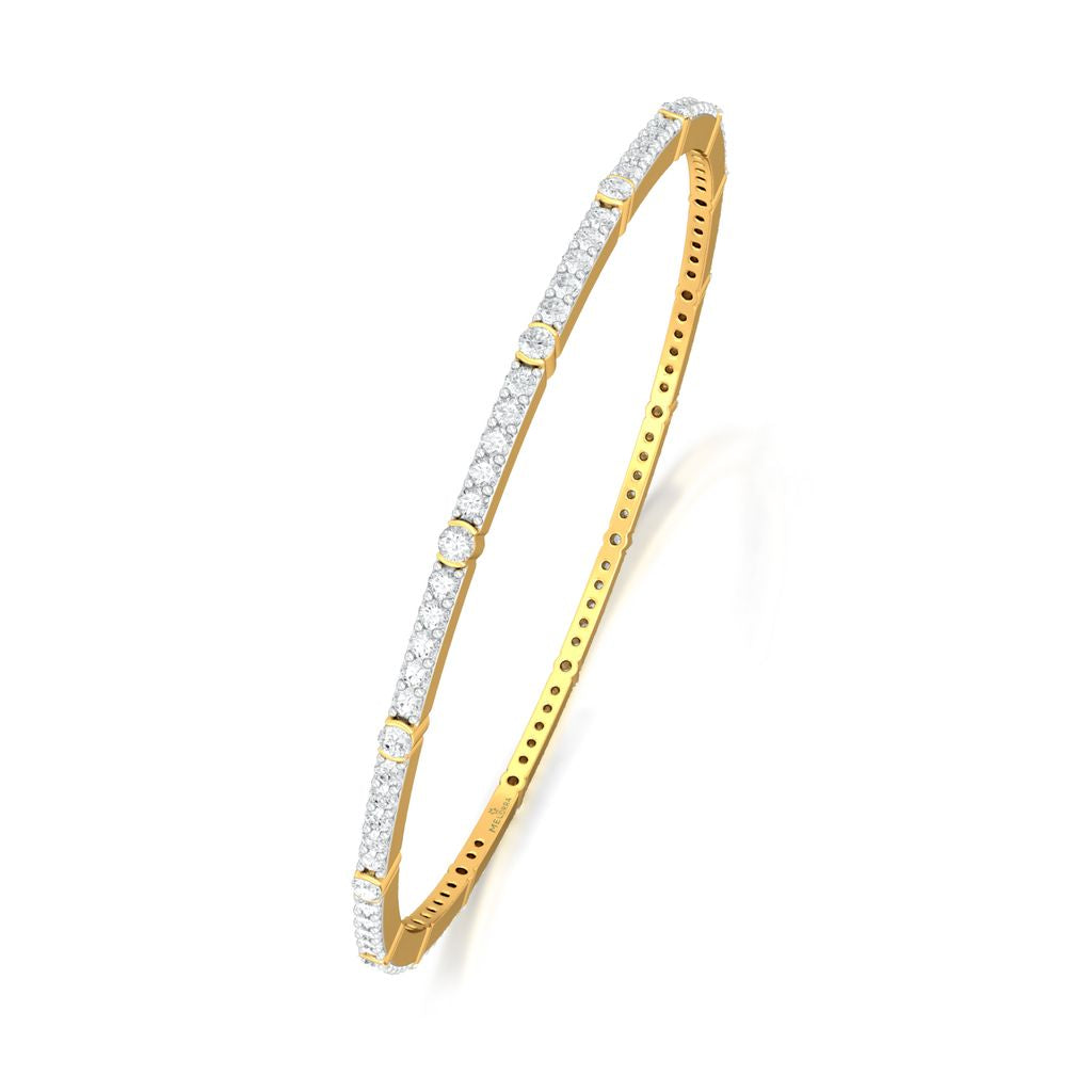 Train of Diamonds Diamond Bangles