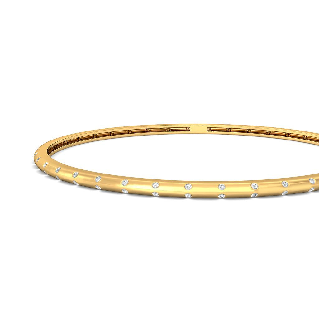 Hint of Bling Diamond Bangles