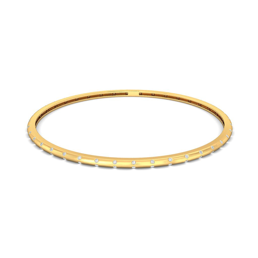 Hint of Bling Diamond Bangles