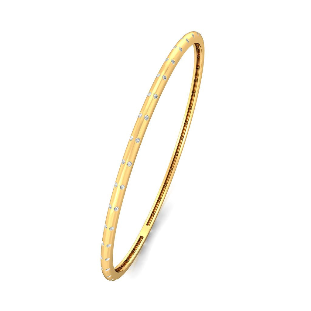 Hint of Bling Diamond Bangles