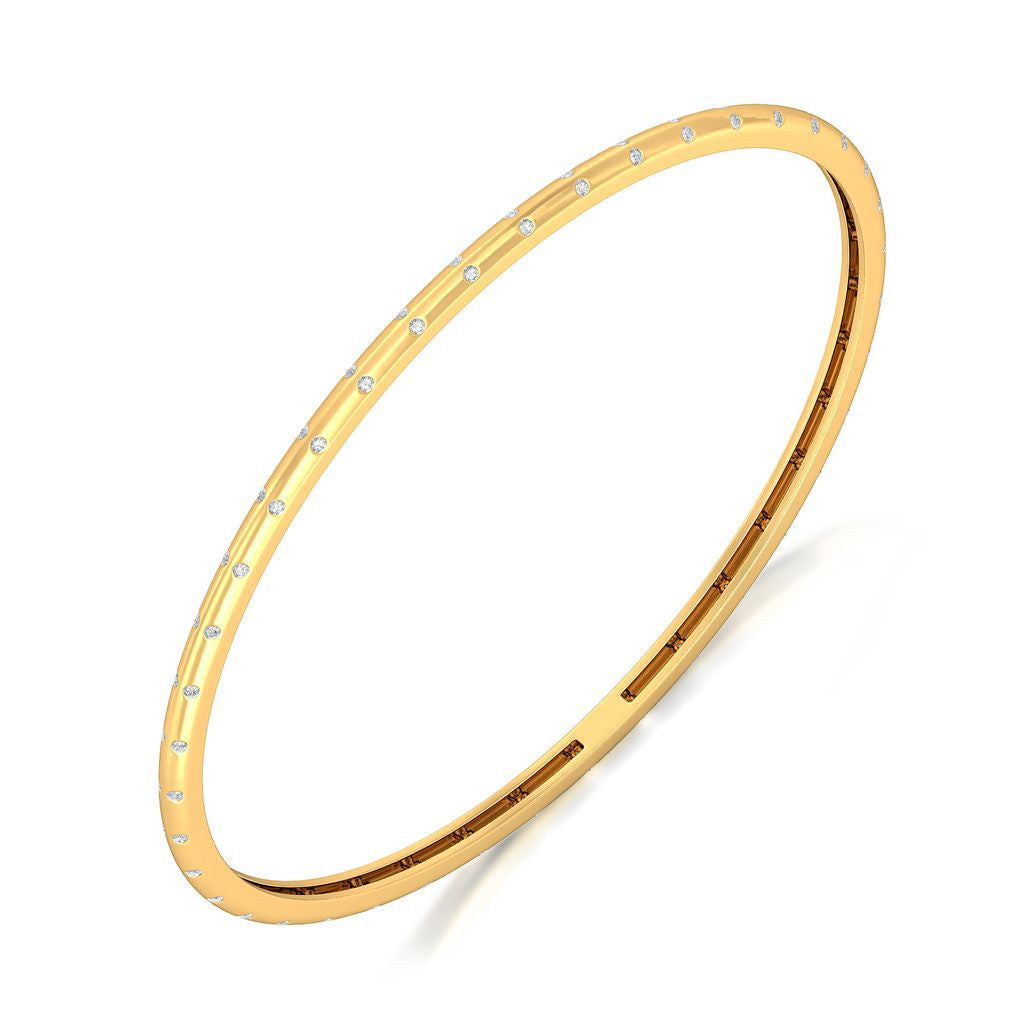 Hint of Bling Diamond Bangles