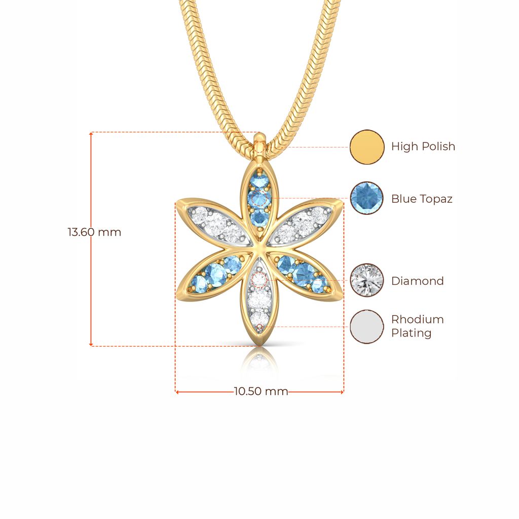 Flower Rush Diamond Pendants