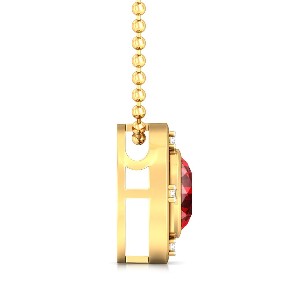 Gorgeous in Garnet Diamond Pendants