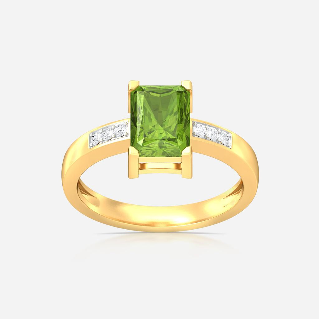 Olive Diamond Rings