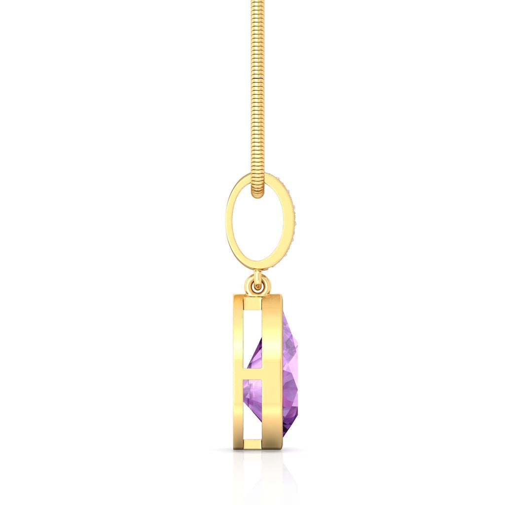 Plum Divine Diamond Pendants