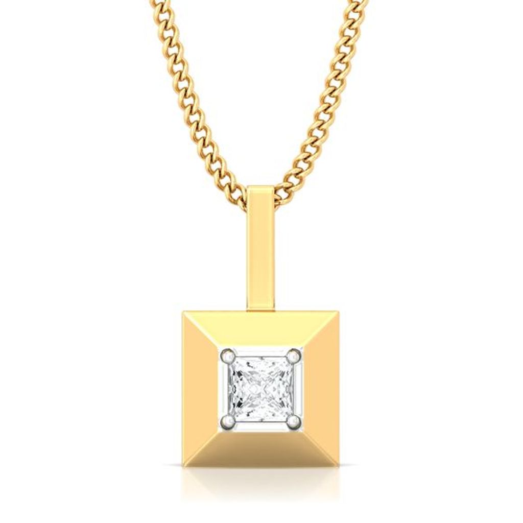 Pyramid Valley Diamond Pendants