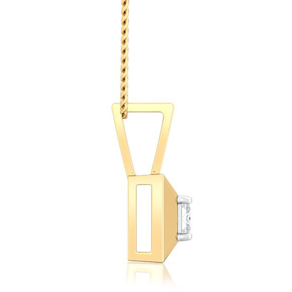 Pyramid Valley Diamond Pendants