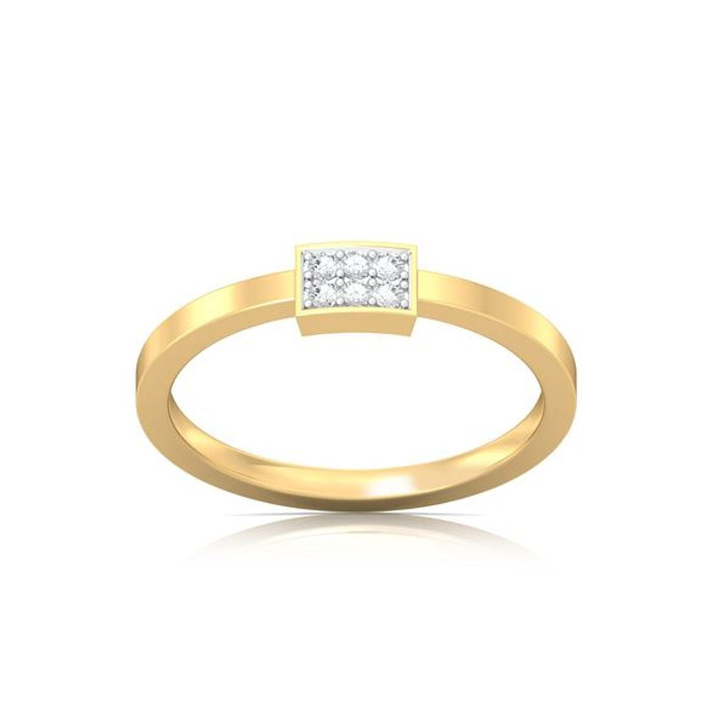 Oblong Bling Diamond Rings