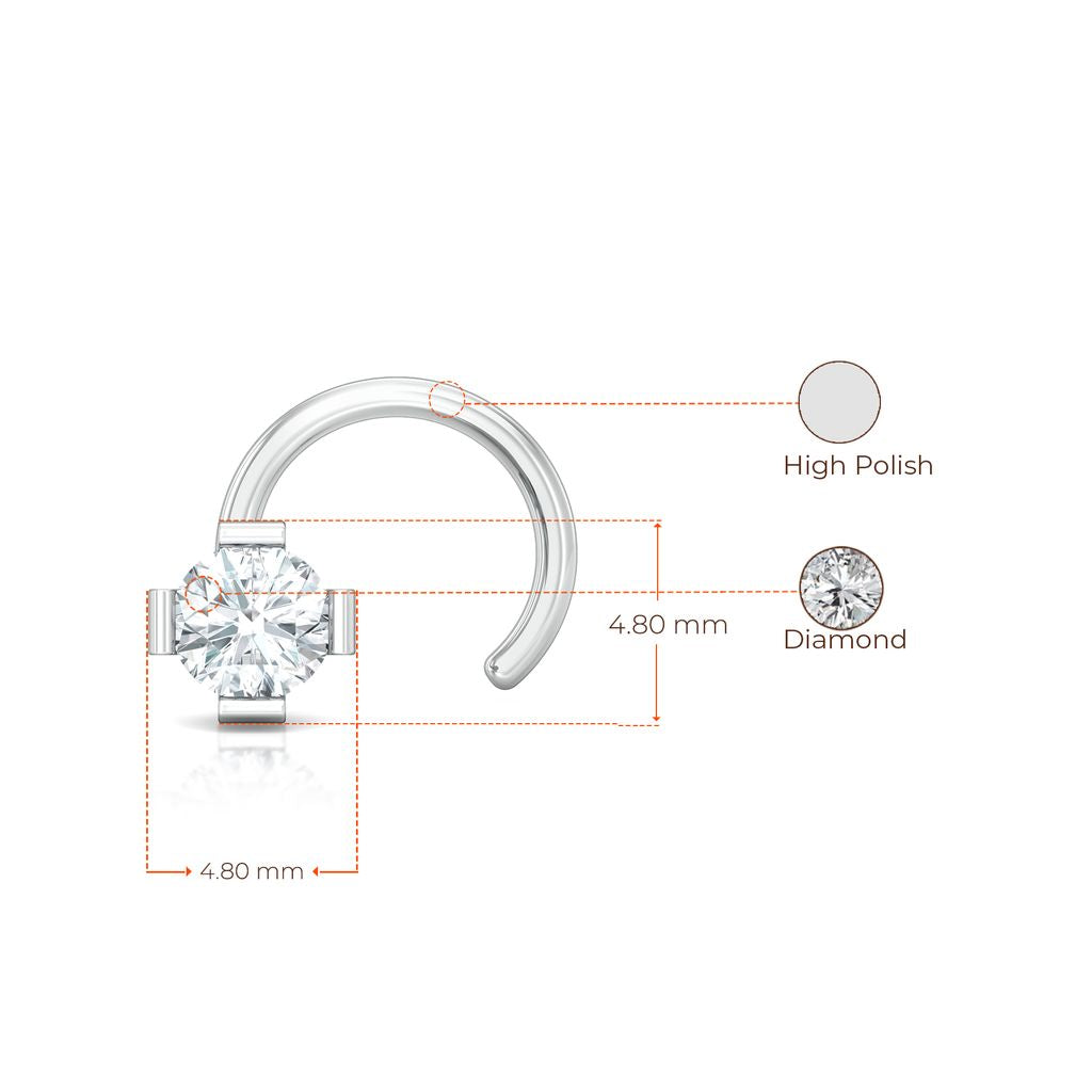 Viva Forever Diamond Nose Pins