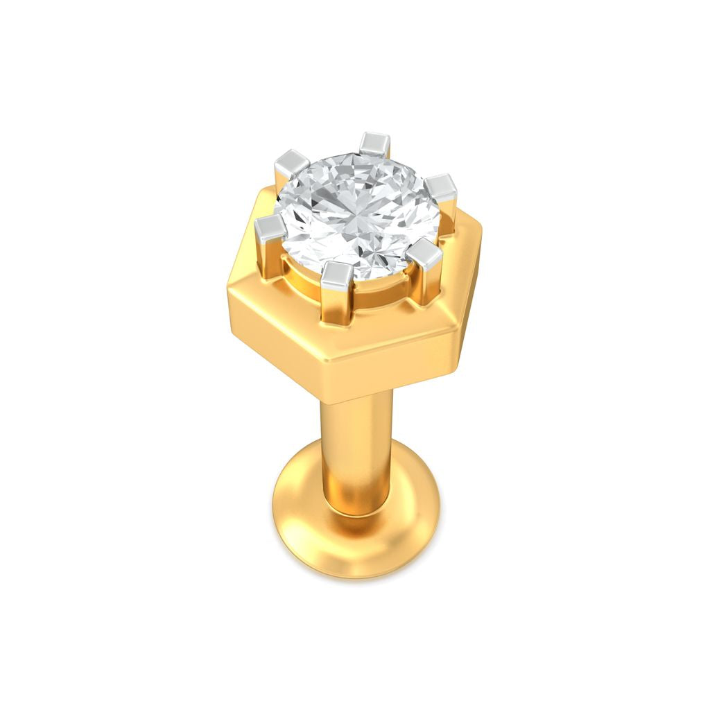 Hexa-glam Diamond Nose Pins