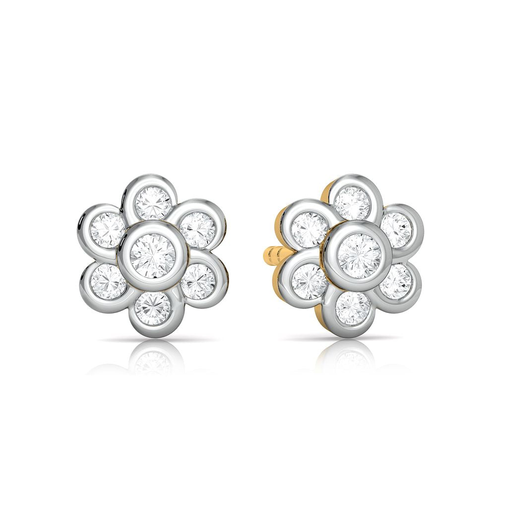 Topsy Curvy Diamond Earrings