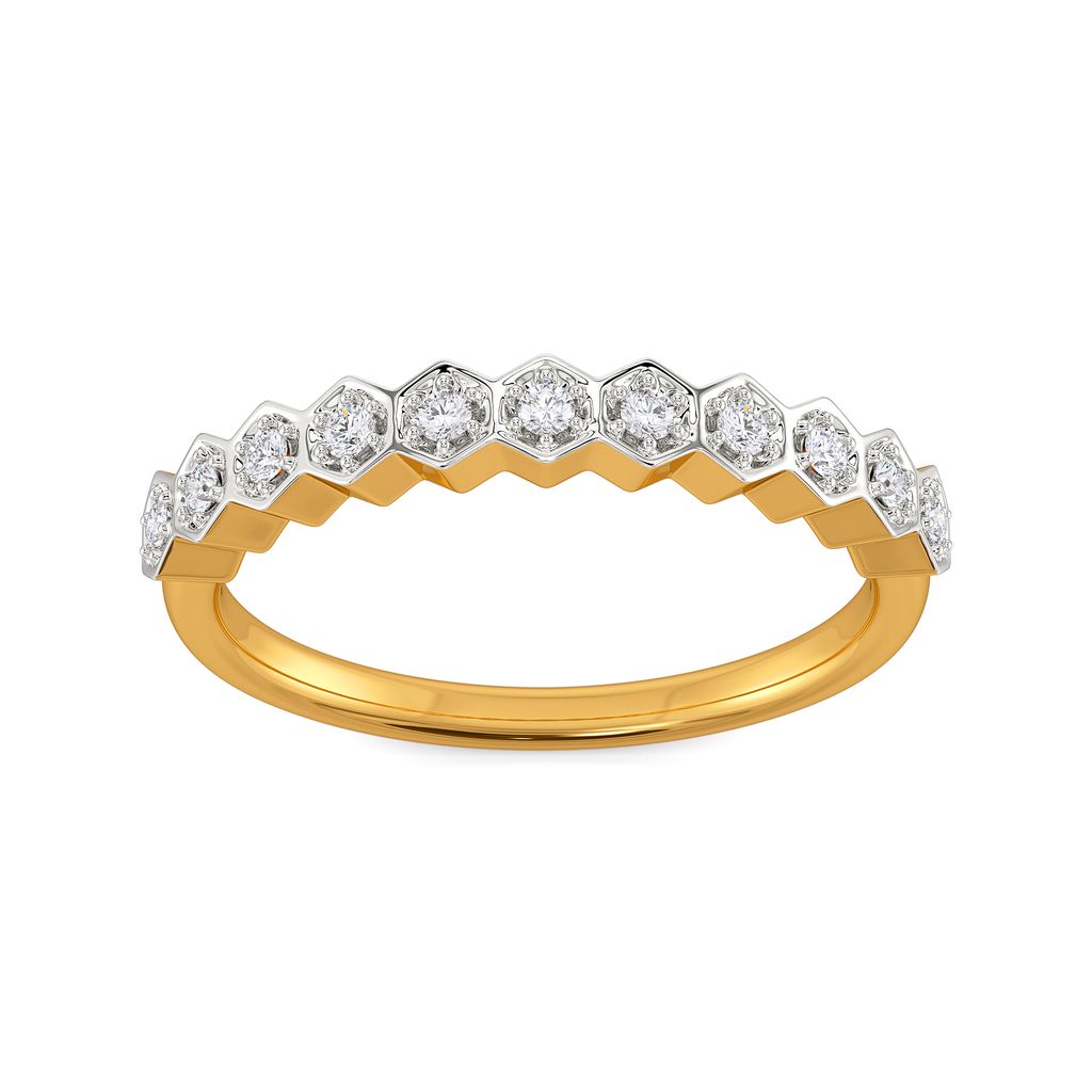 Edgy Emote Diamond Rings