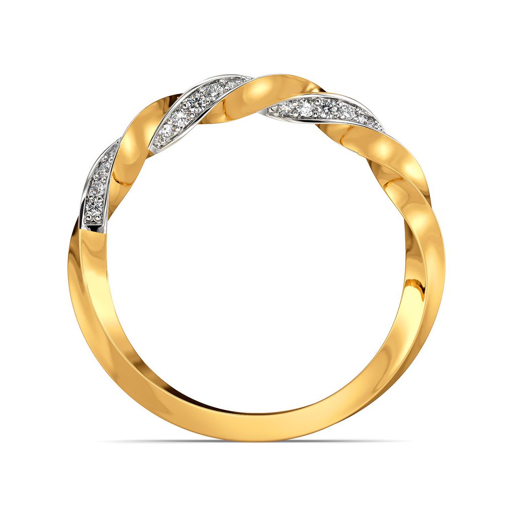 Twister Story Diamond Rings