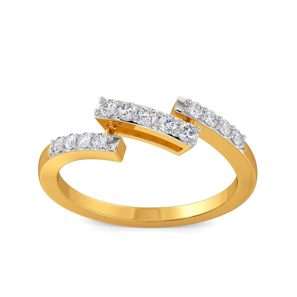 Slant Dance Diamond Rings
