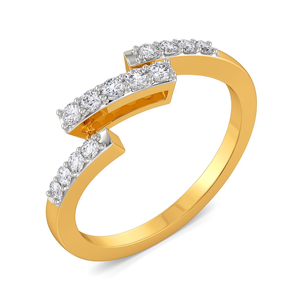 Slant Dance Diamond Rings