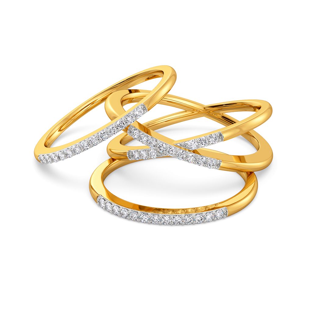 Cross Coruscant Diamond Rings