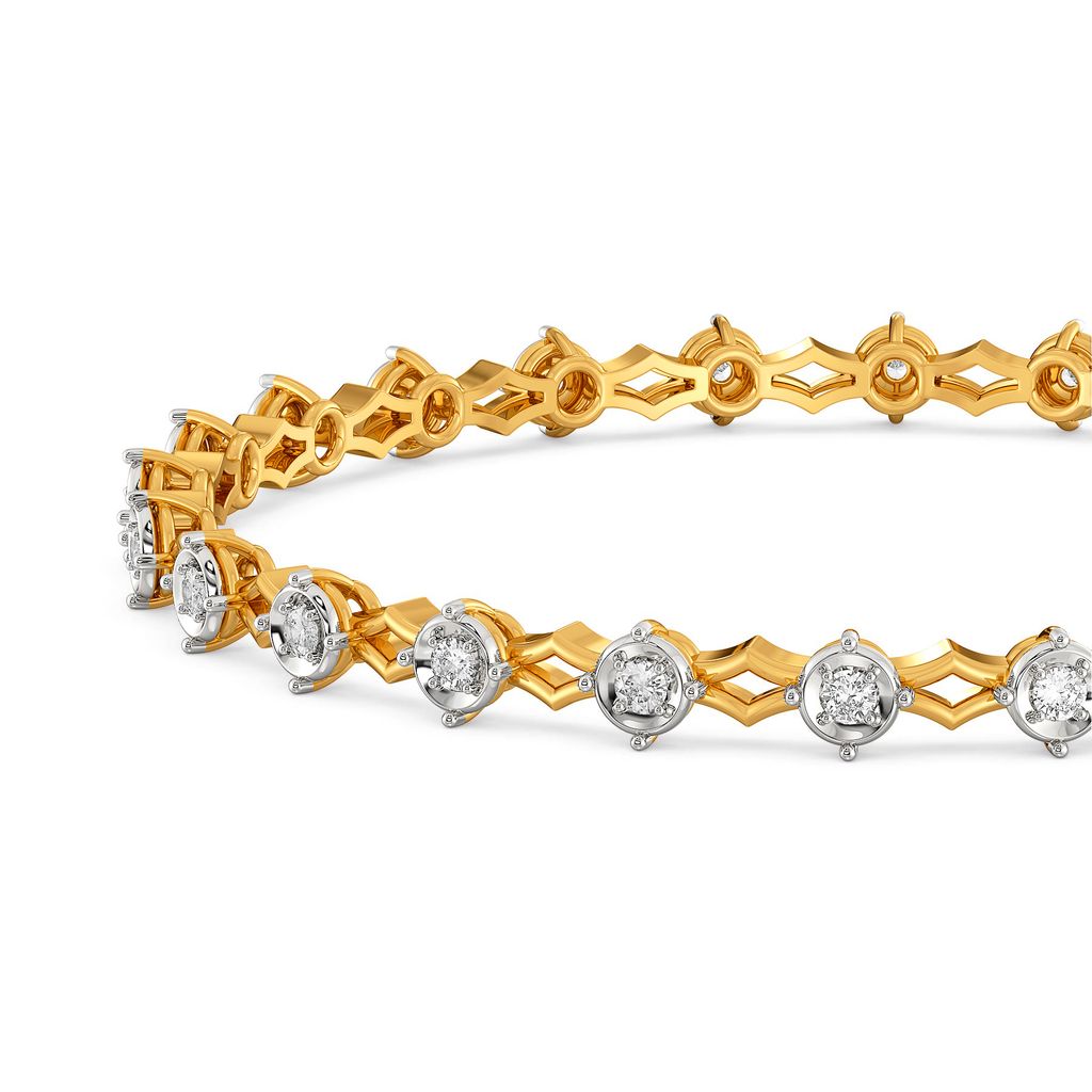 Glitzy Vogue Diamond Bangles