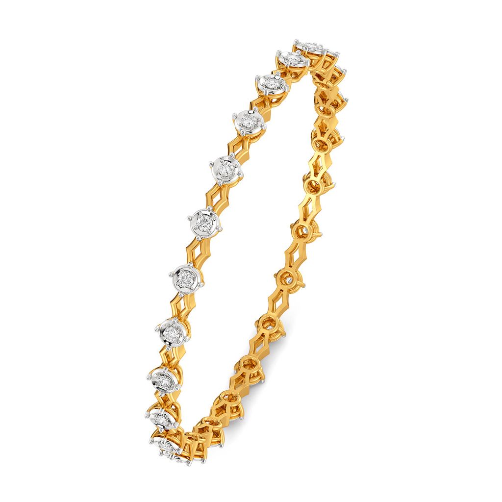 Glitzy Vogue Diamond Bangles