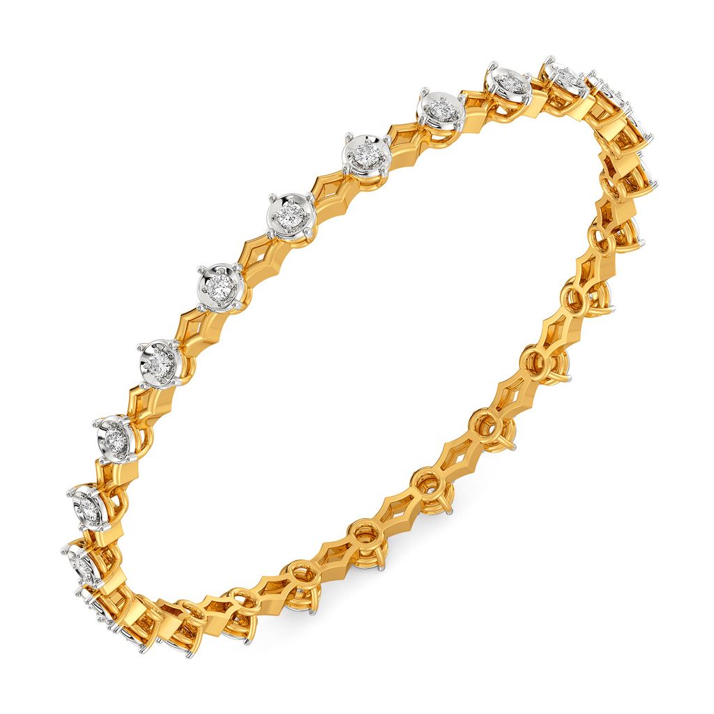 Glitzy Vogue Diamond Bangles