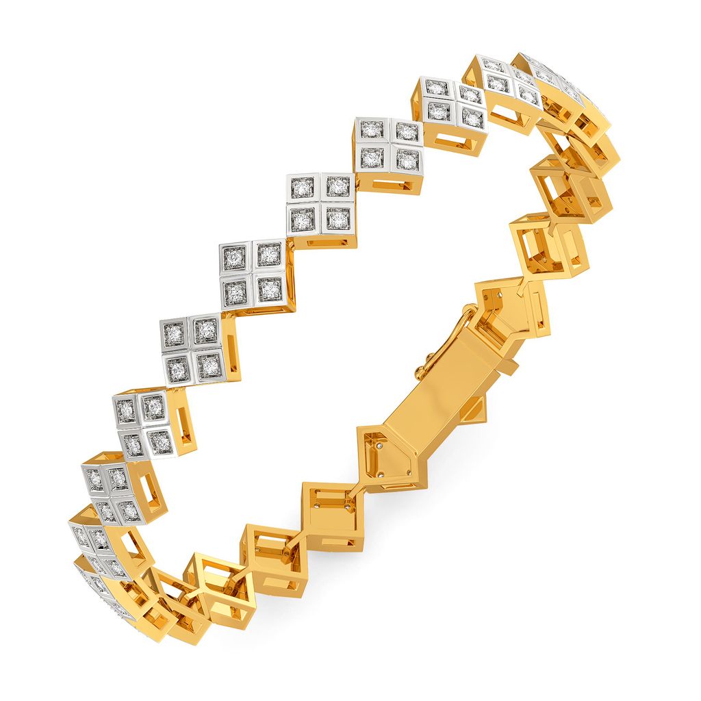 Elegant Lozenge Diamond Bracelets