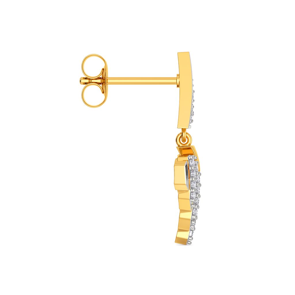 French Milieu Diamond Earrings