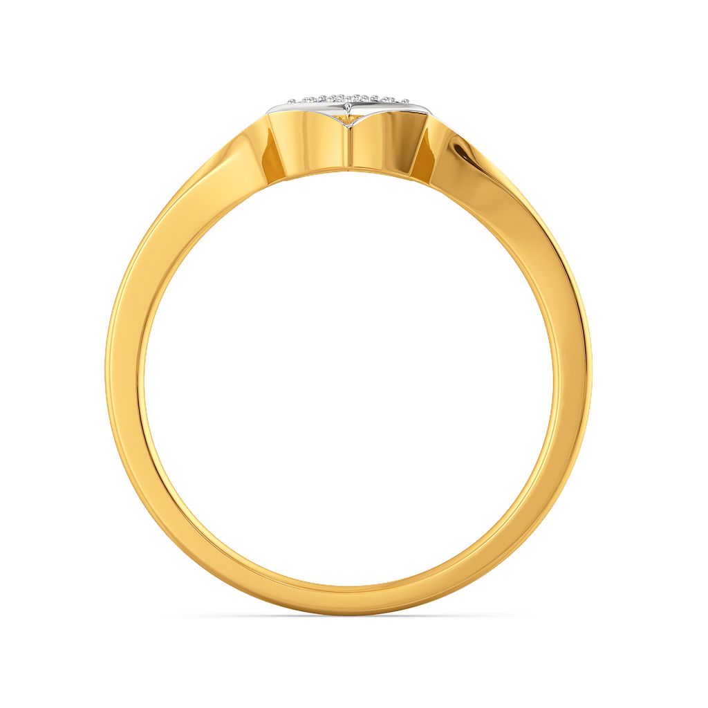 Heart Décor Diamond Rings
