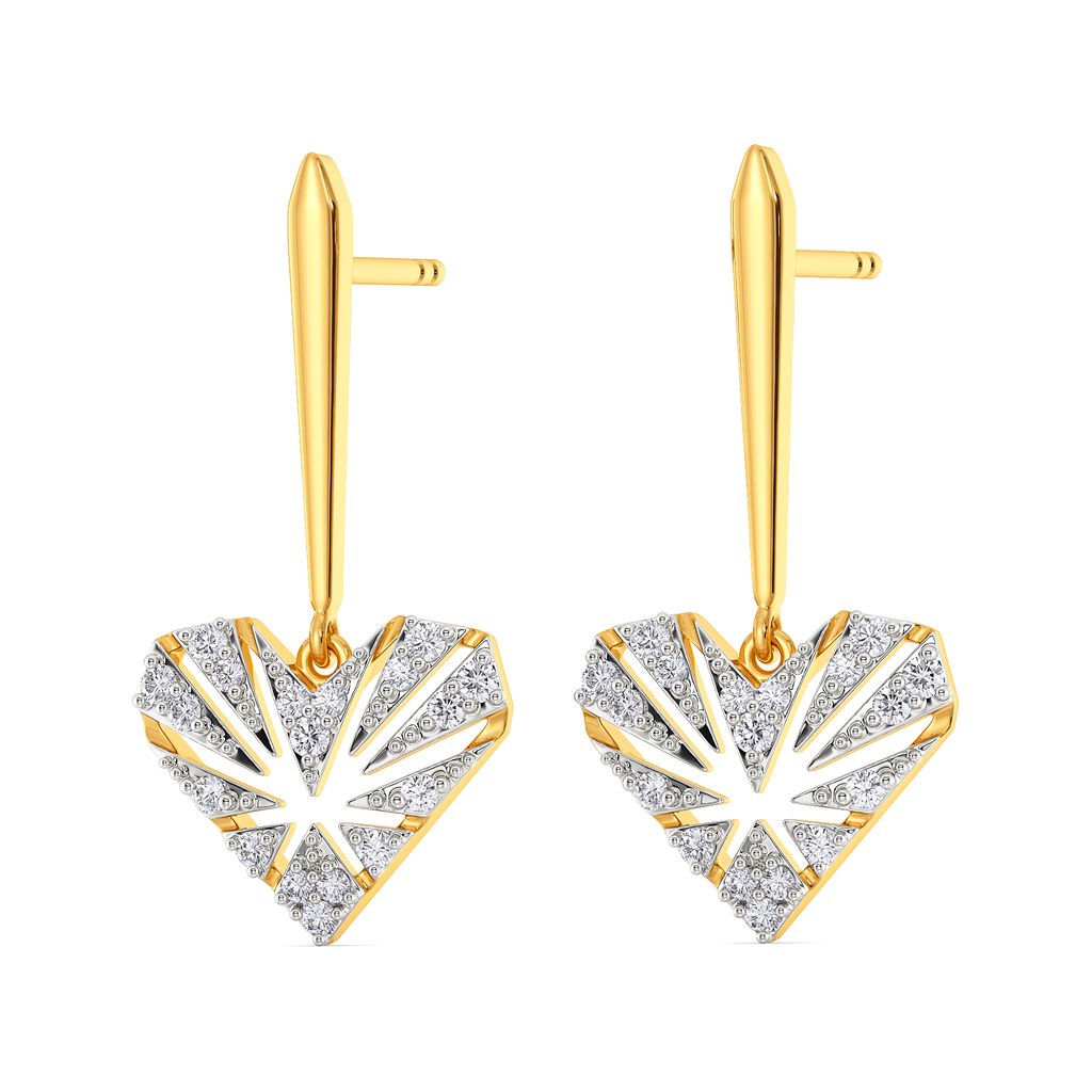 Pattern O Love Diamond Earrings
