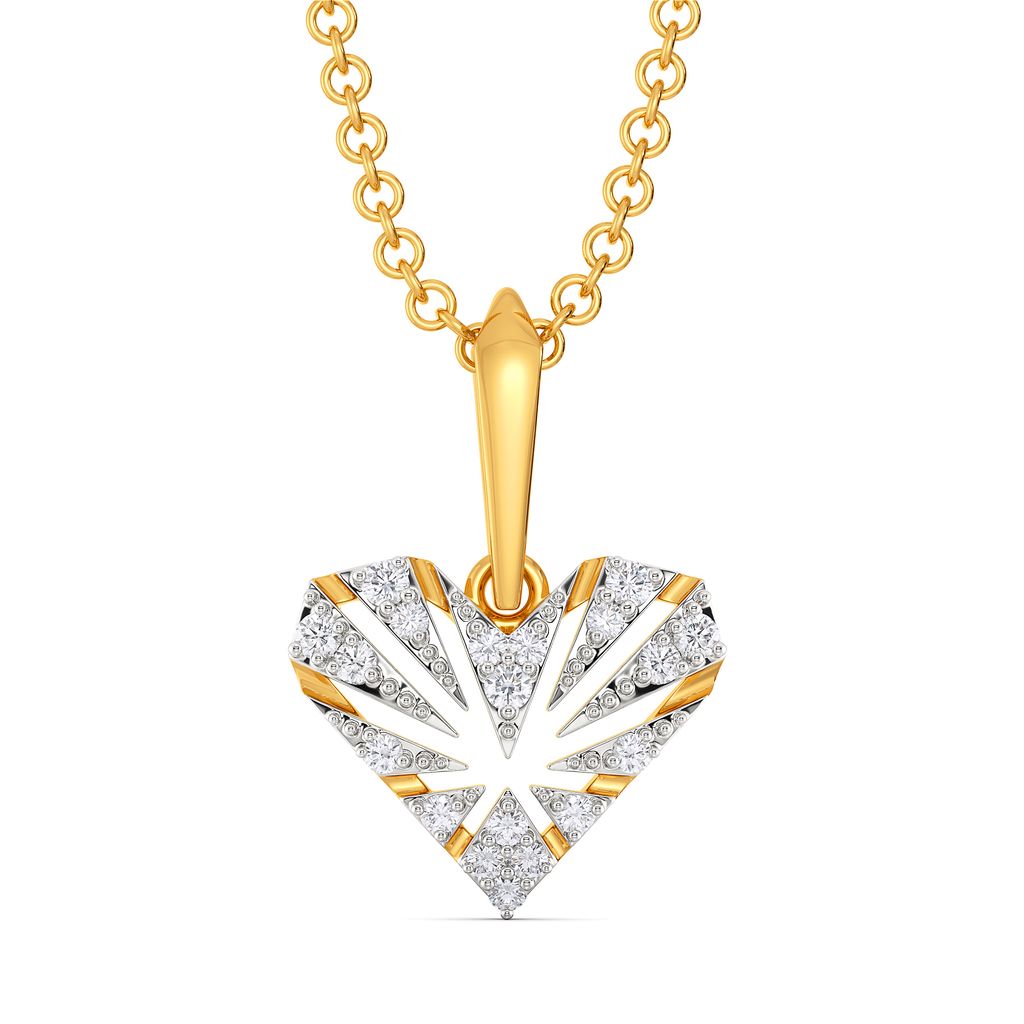 Pattern O Love Diamond Pendants