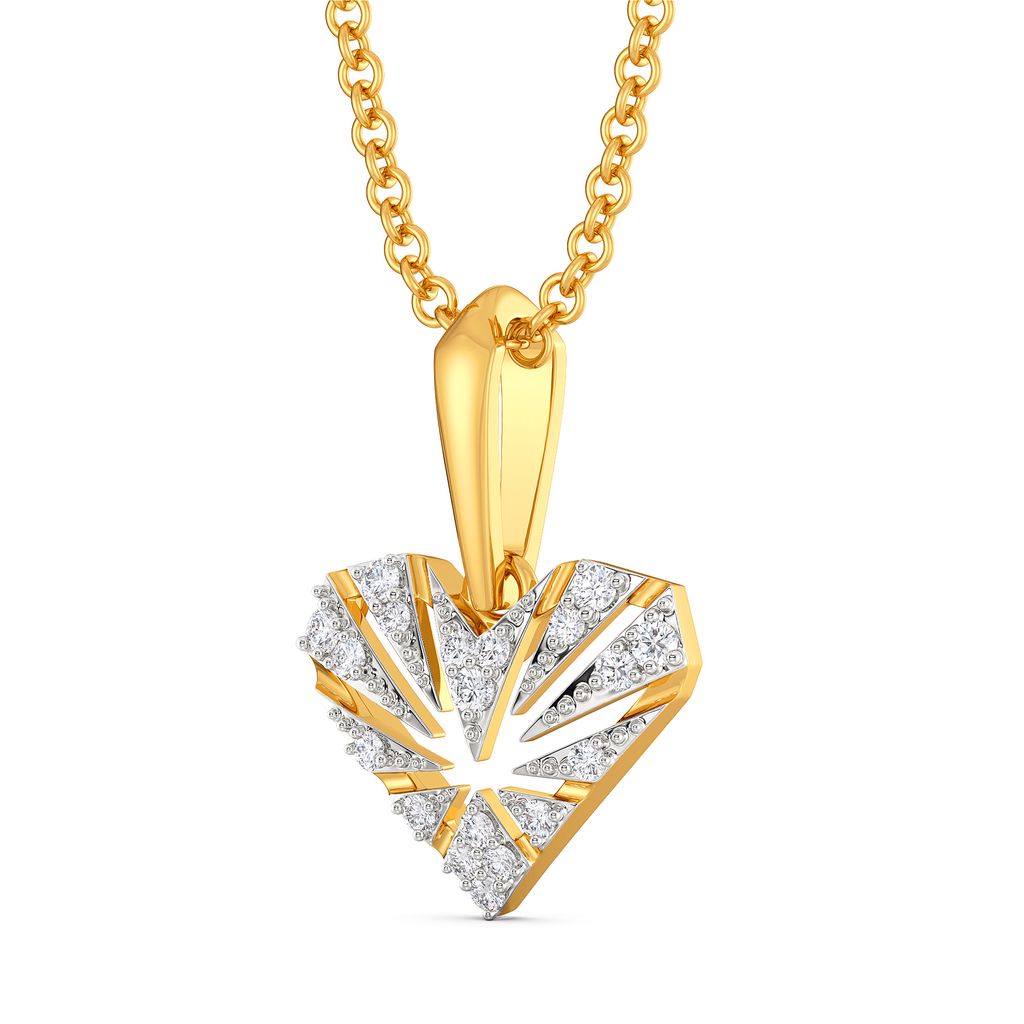 Pattern O Love Diamond Pendants