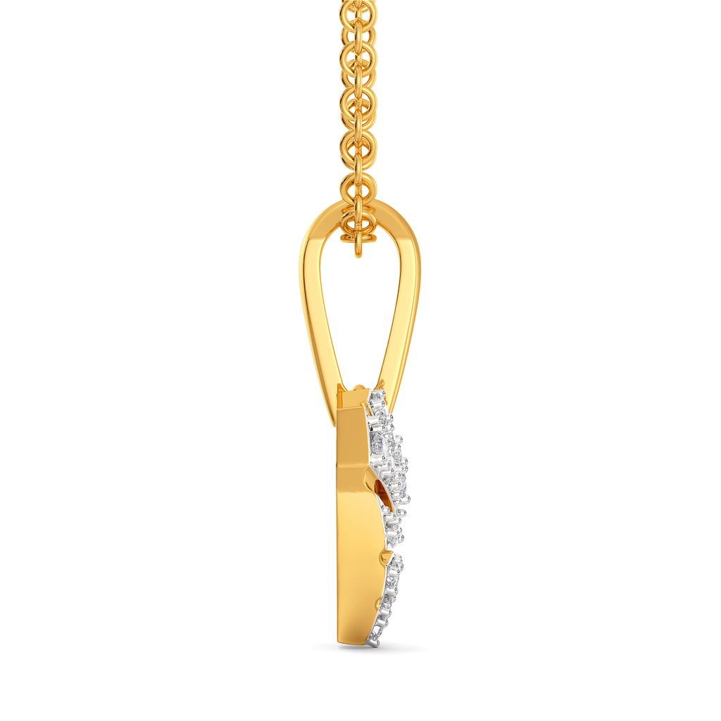 Pattern O Love Diamond Pendants