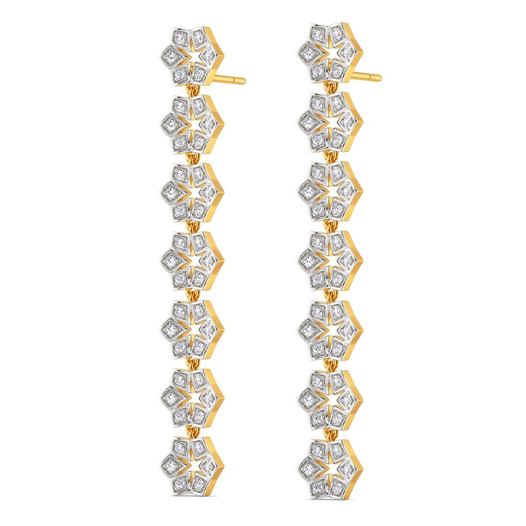Floret Finesse Diamond Earrings