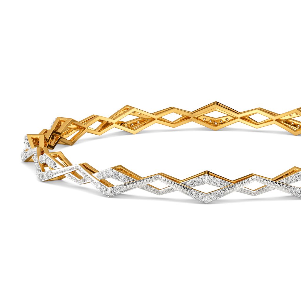 Glitz O Glam Diamond Bangles