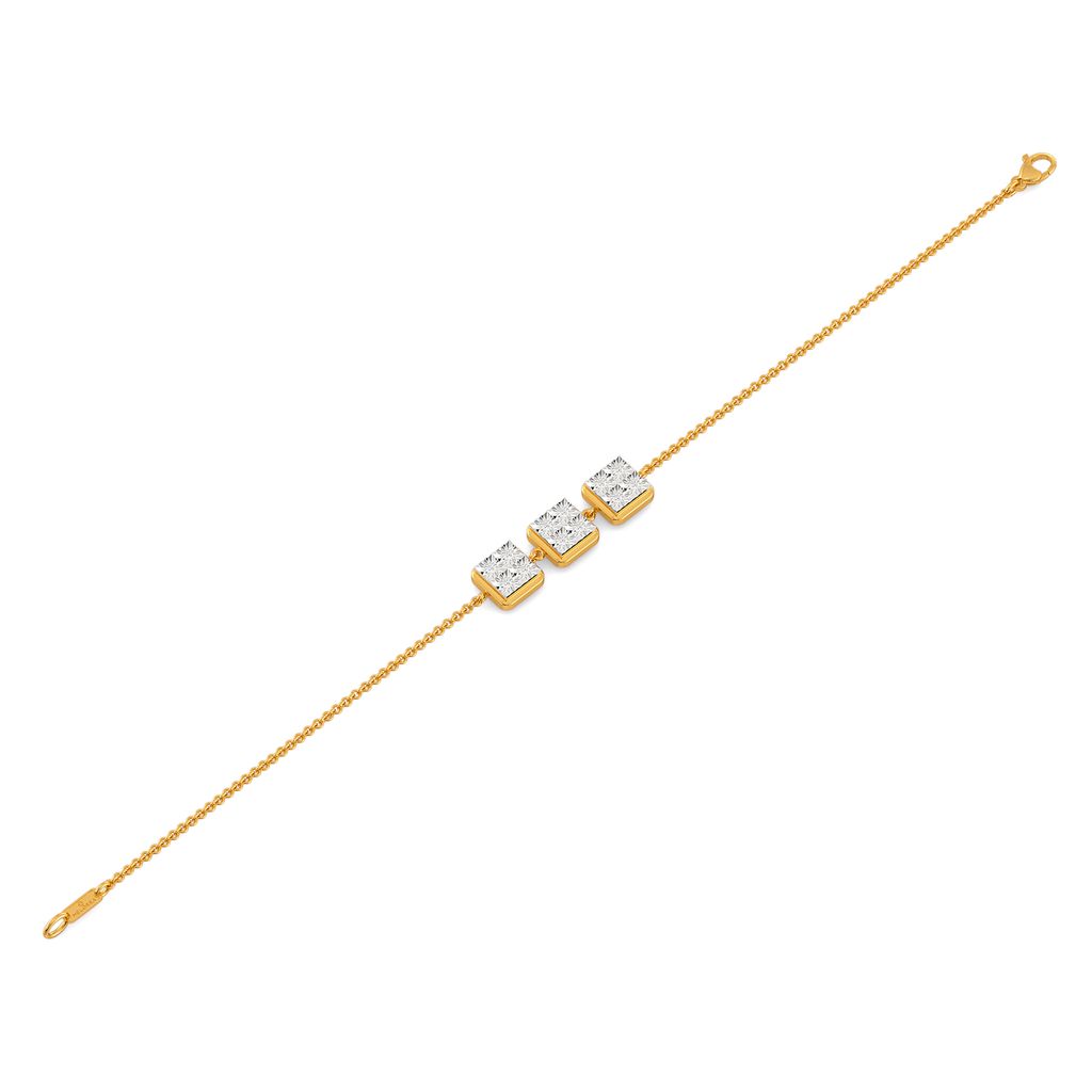 Boxy Banter Diamond Bracelets
