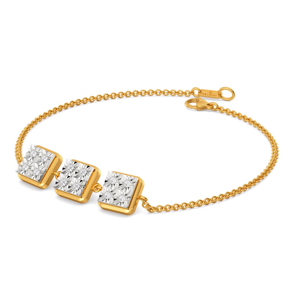 Boxy Banter Diamond Bracelets