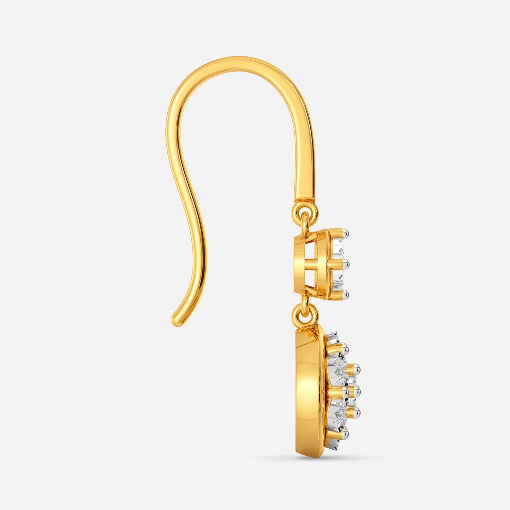 Dazzle N Loop Diamond Earrings