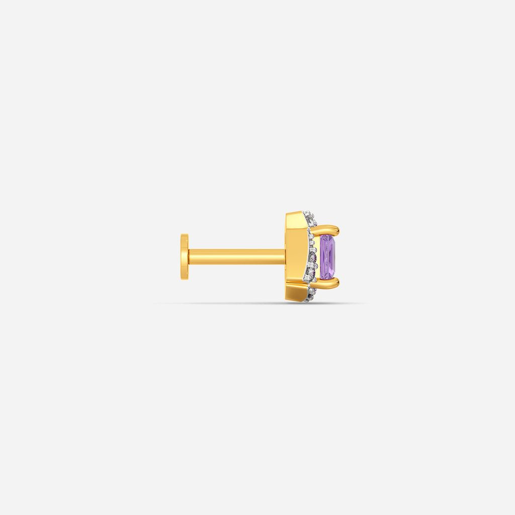 Amethyst Amour Diamond Earrings