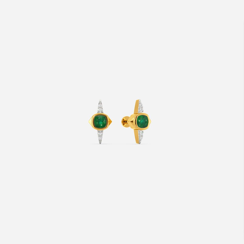 Sharp Statements Diamond Earrings